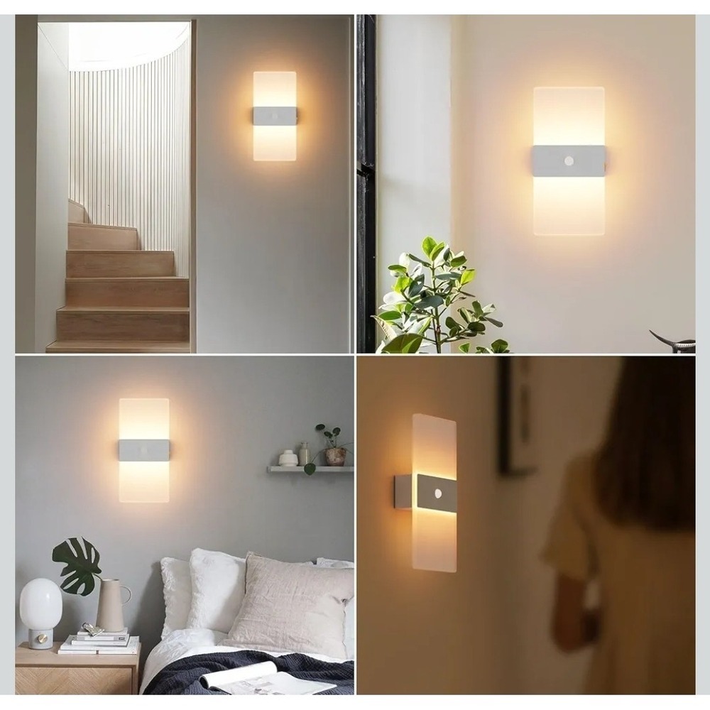 2 Pack Motion Sensor Wall Lights - Picture 7 of 8